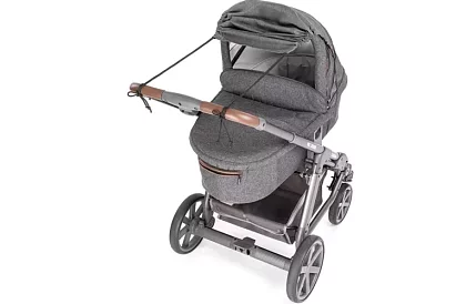 Wodoodporna osłona przeciwsłoneczna na wózek – szara