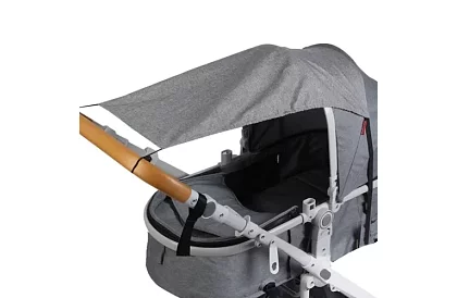 Wodoodporna osłona przeciwsłoneczna na wózek – szara