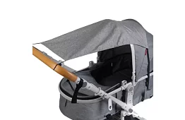 Wodoodporna osłona przeciwsłoneczna na wózek – szara