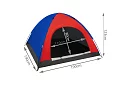 Namiot turystyczny dla 4 osób – 190 x 190 x 123 cm
