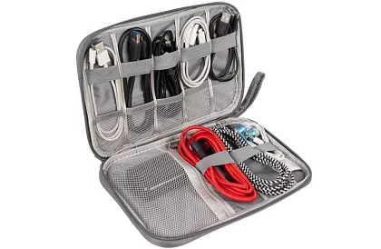 Etui podróżne – organizer na kable i ładowarki