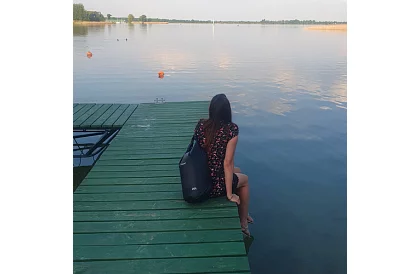 Wodoodporny worek 20 litrów – czarny DRY BAG