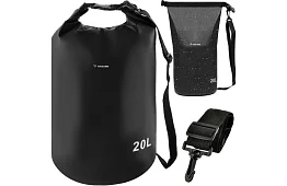 Wodoodporny worek 20 litrów – czarny DRY BAG