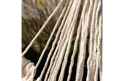 Zawieszona huśtawka + 2 poduszki - beżowe