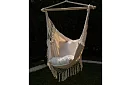 Zawieszona huśtawka + 2 poduszki - beżowe
