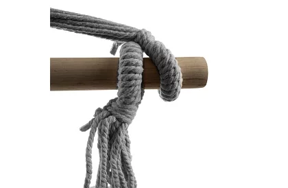 Hamak wiszący + 2 poduszki - szare