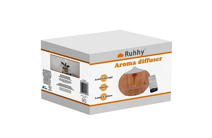 Aromatyczny dyfuzor z jonizatorem i lampą LED - 4w1