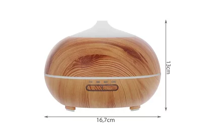 Aromatyczny dyfuzor z jonizatorem i lampą LED - 4w1