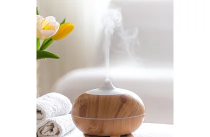 Aromatyczny dyfuzor z jonizatorem i lampą LED - 4w1