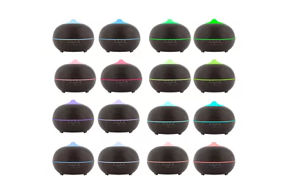 Aromatyczny dyfuzor 4w1 z jonizatorem i lampą LED