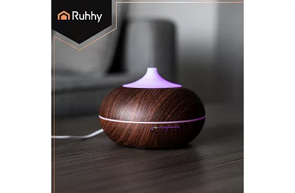 Aromatyczny dyfuzor 4w1 z jonizatorem i lampą LED