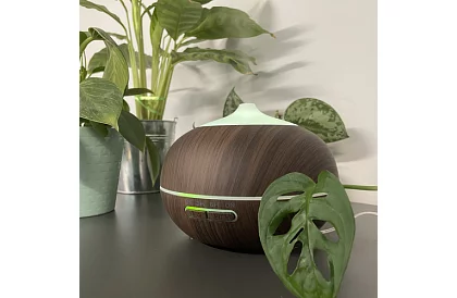 Aromatyczny dyfuzor 4w1 z jonizatorem i lampą LED