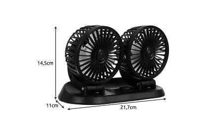 Podwójny wentylator do samochodów