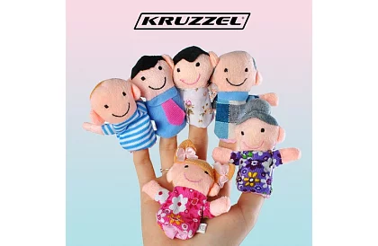 Lalki palcowe - zestaw 6 postaci