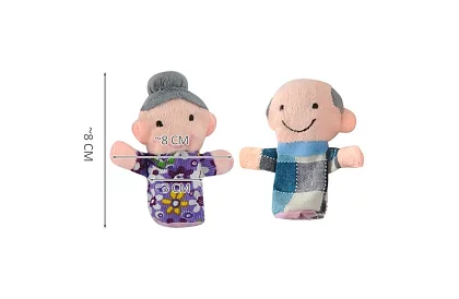 Lalki palcowe - zestaw 6 postaci