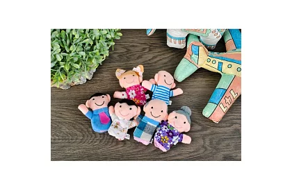 Lalki palcowe - zestaw 6 postaci