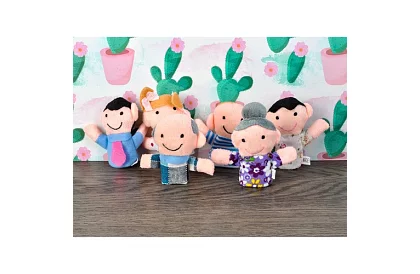 Lalki palcowe - zestaw 6 postaci