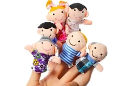 Lalki palcowe - zestaw 6 postaci