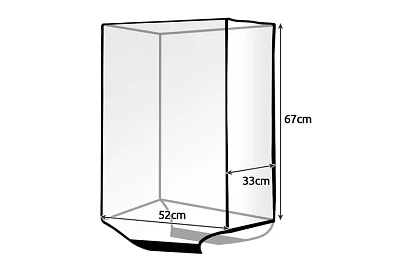 Przezroczysta osłona ochronna na walizkę podróżną