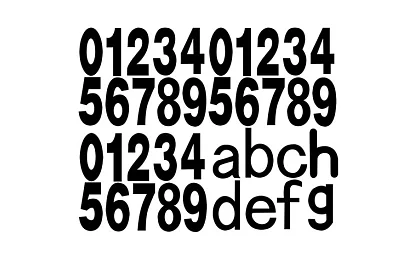 LED solarny numer domu