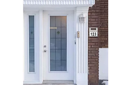 LED solarny numer domu