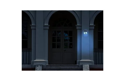 LED solarny numer domu