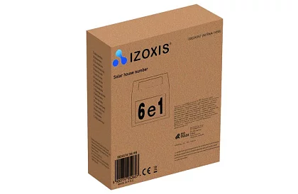 LED solarny numer domu