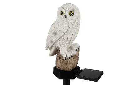 Lampion ogrodowy solarny – sowa