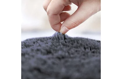 Dywaniki łazienkowe – zestaw 3 sztuk - szary