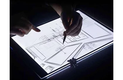 Świecąca płyta LED do rysowania A4