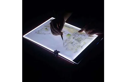 Świecąca płyta LED do rysowania A4