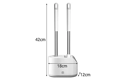 Zestaw silikonowych szczotek do toalety – szczotka WC
