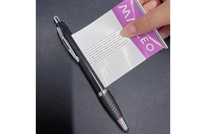 Zestaw 6 długopisów z wkładem - 3 x niebieski + 3 x czarny